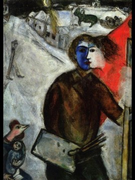  marc - Hour between Wolf and Dog contemporary Marc Chagall